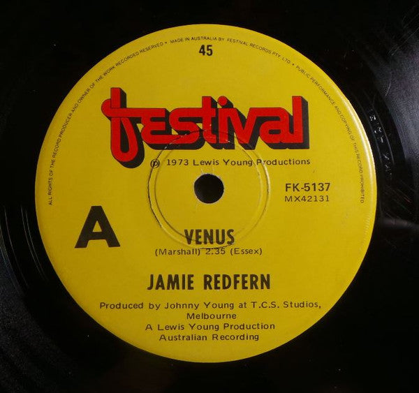 Jamie Redfern : Venus (7", Single)