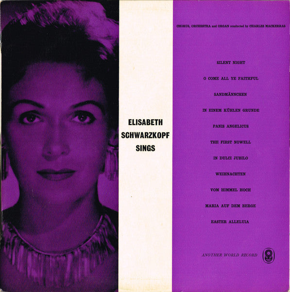 Elisabeth Schwarzkopf : Elisabeth Schwarzkopf Sings (LP, Album, Mono, Club)