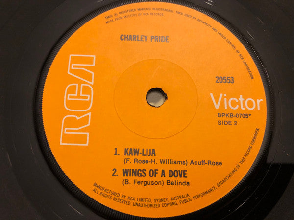 Charley Pride : Is Anybody Goin' To San Antone (7", EP)
