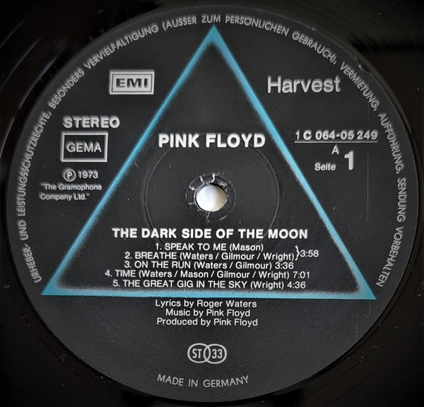 Pink Floyd : The Dark Side Of The Moon (LP, Album, RE, Gat)