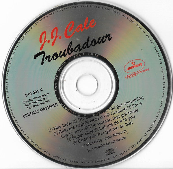 J.J. Cale : Troubadour (CD, Album, RE)