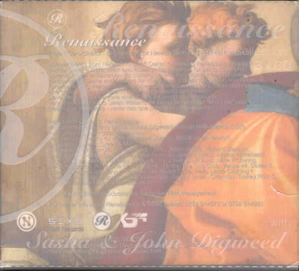 Sasha & John Digweed : Renaissance: The Mix Collection (3xCD, Mixed, May)