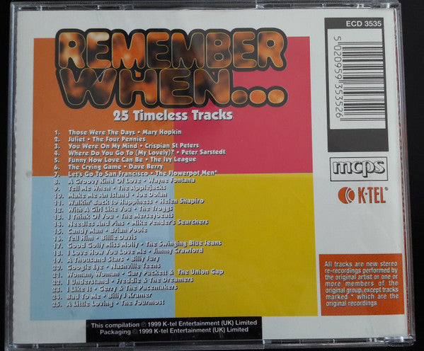 Various : Remember When... - 25 Timeless Tracks (CD, Comp)