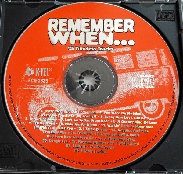Various : Remember When... - 25 Timeless Tracks (CD, Comp)