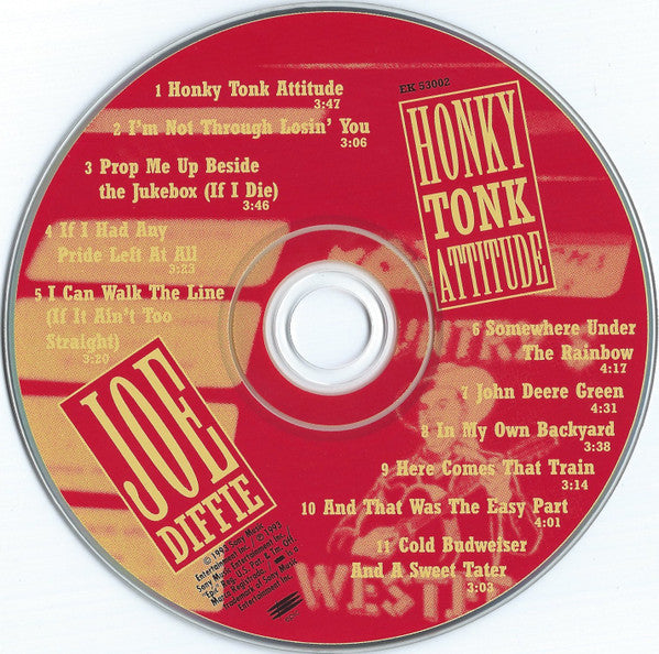 Joe Diffie : Honky Tonk Attitude (CD, Album)
