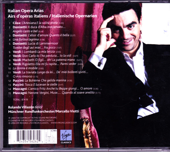 Rolando Villazón, Münchner Rundfunkorchester, Marcello Viotti : Italian Opera Arias (CD, Album)