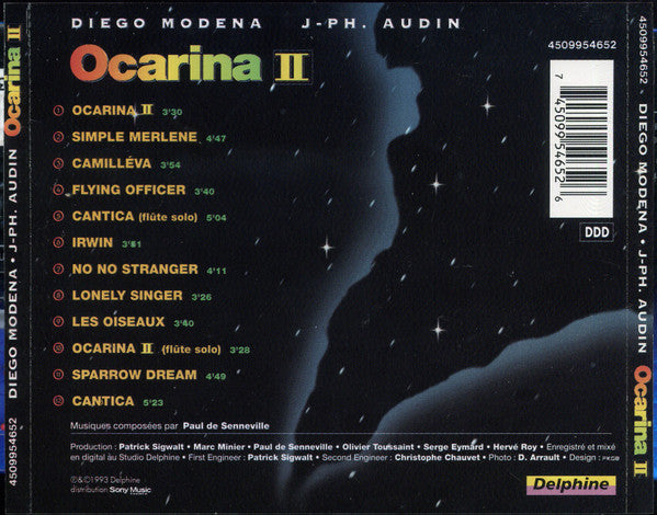 Jean-Philippe Audin & Diego Modena : Ocarina II (CD, Album)