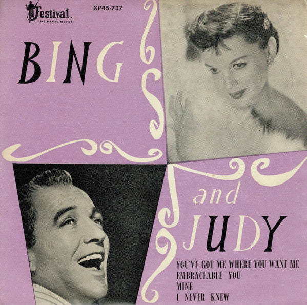 Bing Crosby, Judy Garland : Bing and Judy (7", EP)