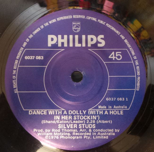 Silver Studs : Dance With A Dolly (With A Hole In Her Stockin') (7", Single)