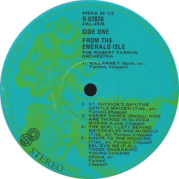 Robert Farnon And His Orchestra : From The Emerald Isle (LP, Album, Club, RE)