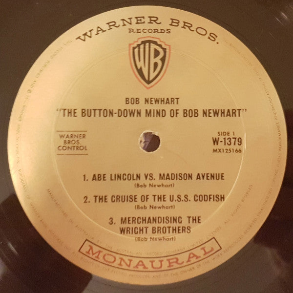 Bob Newhart : The Button-Down Mind Of Bob Newhart (LP, Album, Mono)