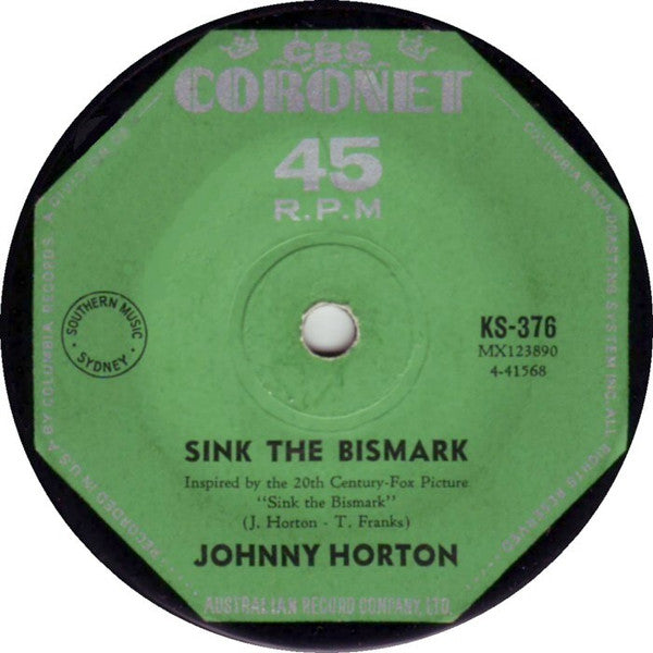 Johnny Horton : Sink The Bismark (7", Single)