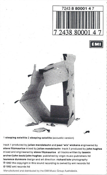 Tasmin Archer : Sleeping Satellite (Cass, Single)
