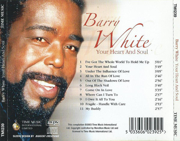 Barry White : Your Heart And Soul (CD, Album, RE)
