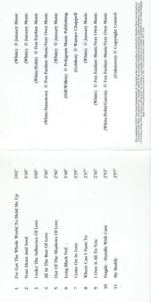 Barry White : Your Heart And Soul (CD, Album, RE)