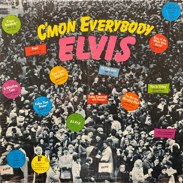 Elvis Presley : C'mon Everybody (LP, Comp, Mono, RE)
