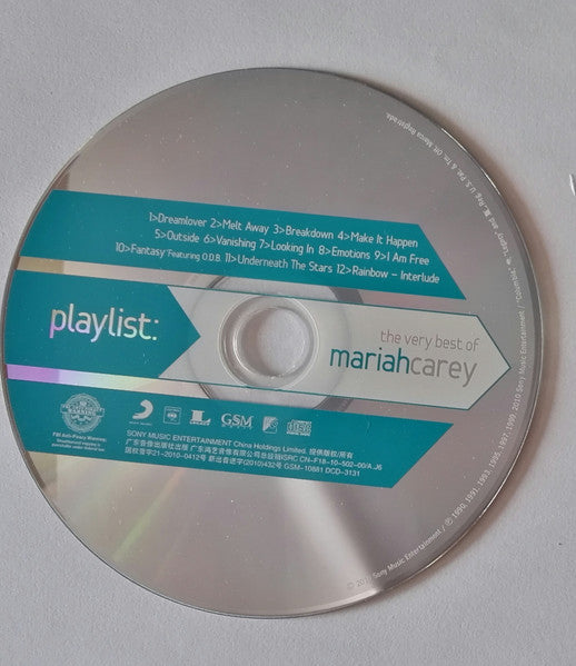 玛丽亚凯莉* : Playlist: The Very Best Of Mariah Carey 巨星金曲精选 (CD, Comp, Enh, RM)