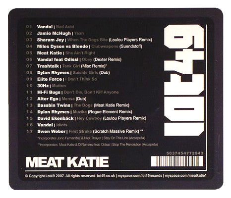 Meat Katie : Lot49 Presents Meat Katie: A DJ Compilation (CD, Comp, Mixed)