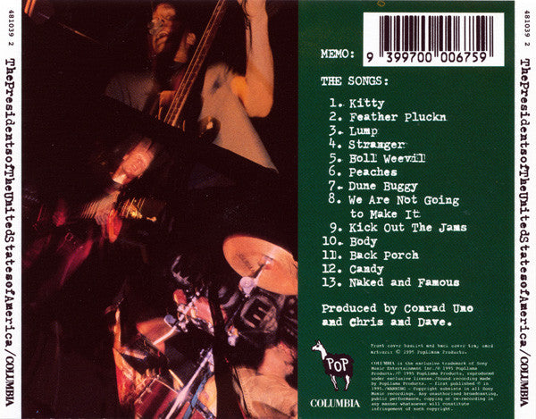 The Presidents Of The United States Of America : The Presidents Of The United States Of America (CD, Album)