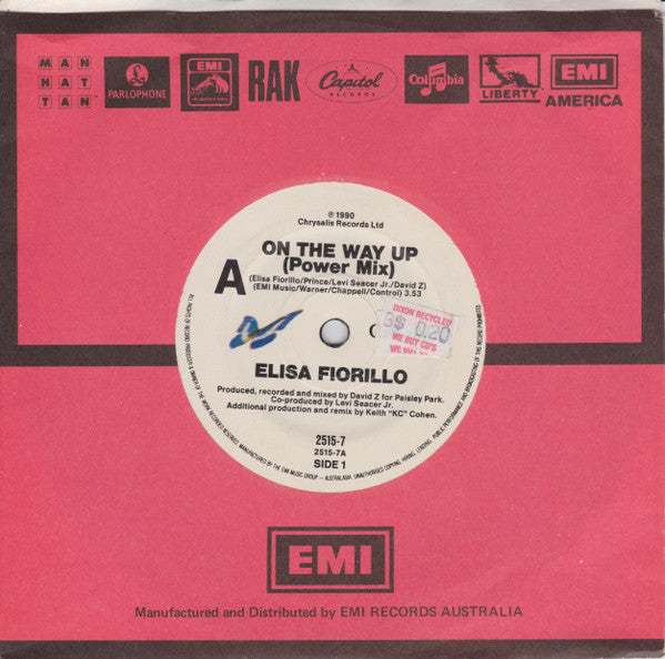 Elisa Fiorillo : On The Way Up (7", Single)