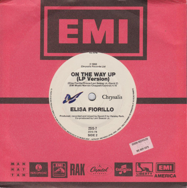 Elisa Fiorillo : On The Way Up (7", Single)