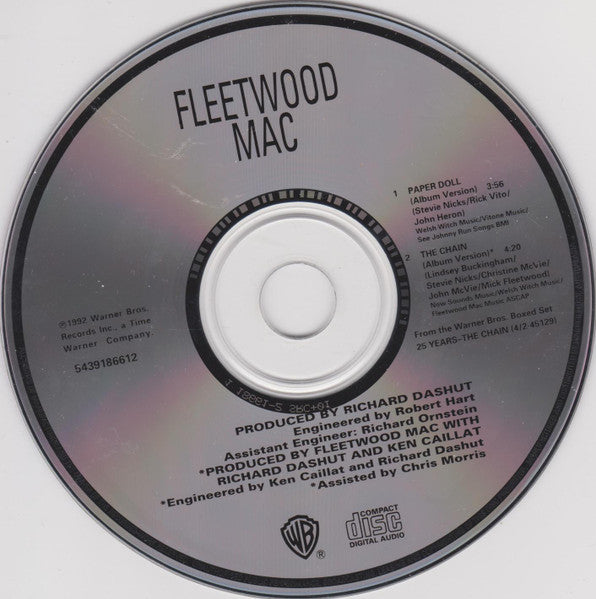 Fleetwood Mac : Paper Doll (CD, Single, Car)