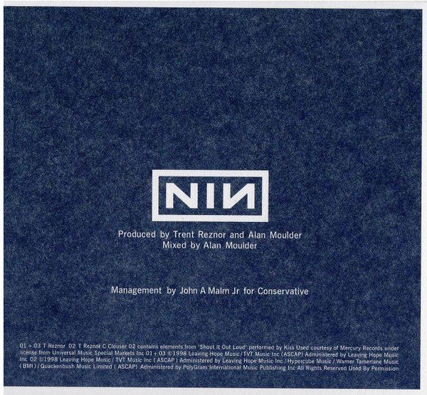 Nine Inch Nails : The Day The World Went Away (CD, Single, Dig)
