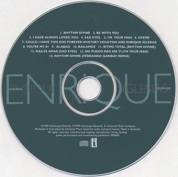 Enrique Iglesias : Enrique (CD, Album)