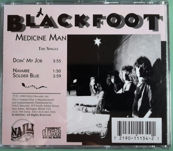 Blackfoot (3) : Medicine Man - The Single (CD, Single)