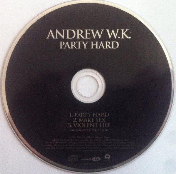 Andrew W.K. : Party Hard (CD, Single, Enh)