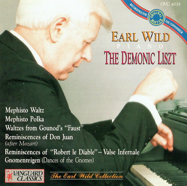 Liszt* - Earl Wild : The Demonic Liszt (CD, Album, RE)