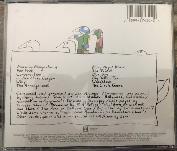 Joni Mitchell : Ladies Of The Canyon (CD, Album, RE)
