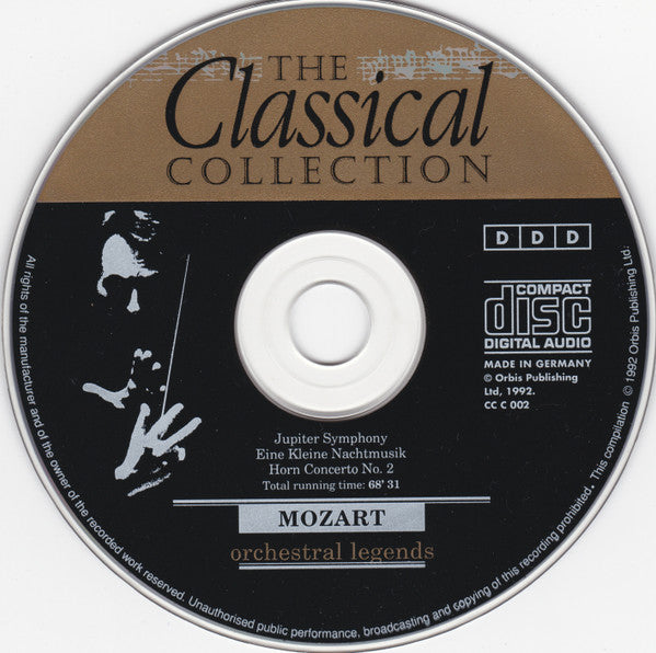 Mozart* : Orchestral Legends (CD, Comp)