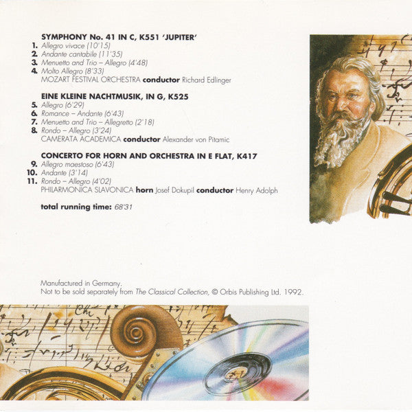 Mozart* : Orchestral Legends (CD, Comp)