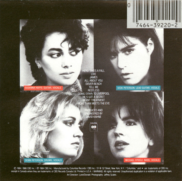 Bangles : All Over The Place (CD, Album, DAD)