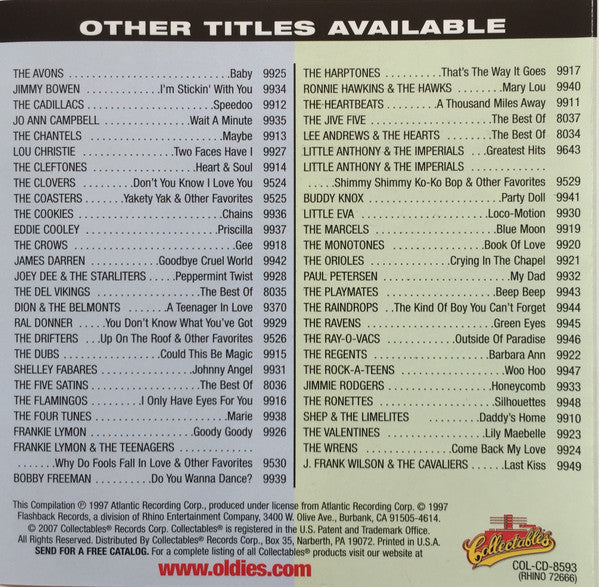 The Drifters : There Goes My Baby (CD, Comp, RE, RP)