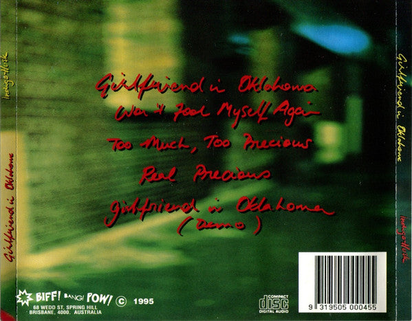 Indigo Husk : Girlfriend In Oklahoma (CD, Single)
