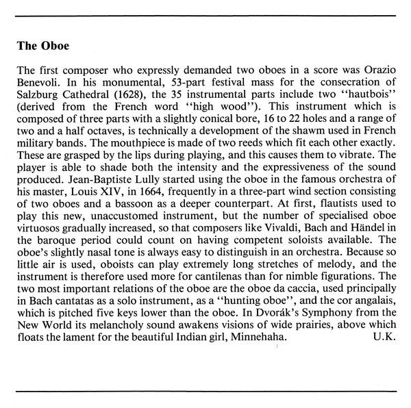Various : The Oboe (CD, Comp)