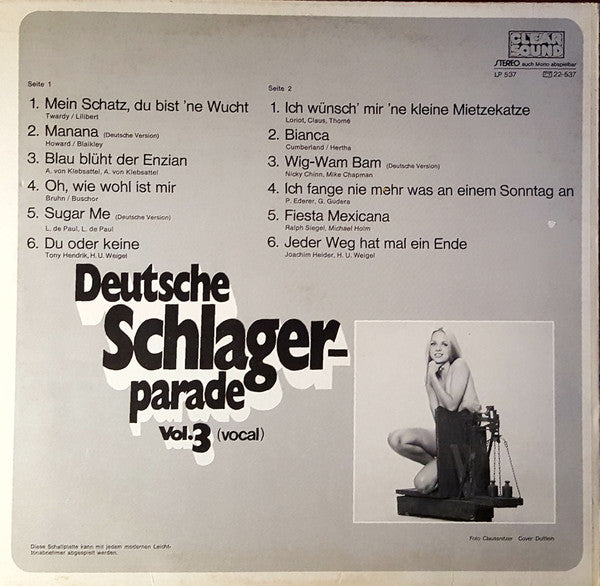 Unknown Artist : Deutsche Schlager-Parade Vol. 3 (Vocal) (LP)