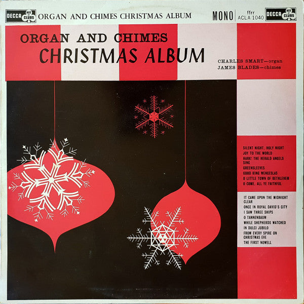 Charles Smart, James Blades : Organ And Chimes Christmas Album (LP, Album, Mono)