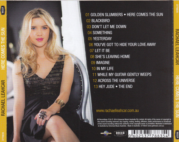 Rachael Leahcar : Here Comes The Sun (CD, Album)