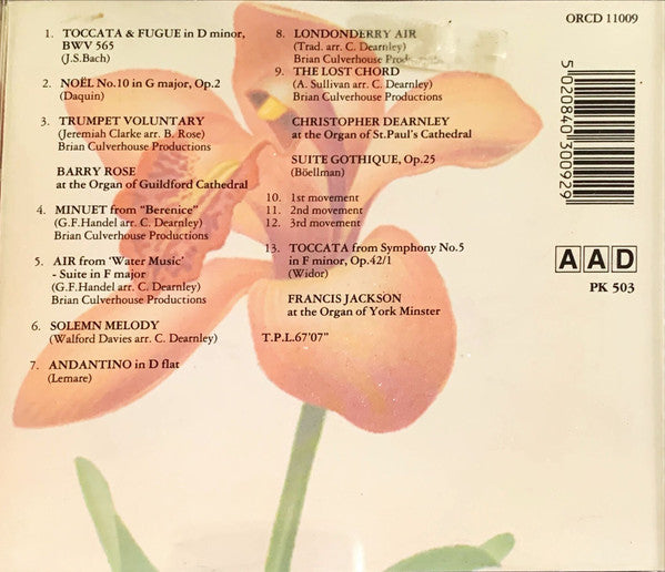 Barry Rose, Christopher Dearnley, Francis Jackson : The Magnificent Organ (CD, Album, Comp)