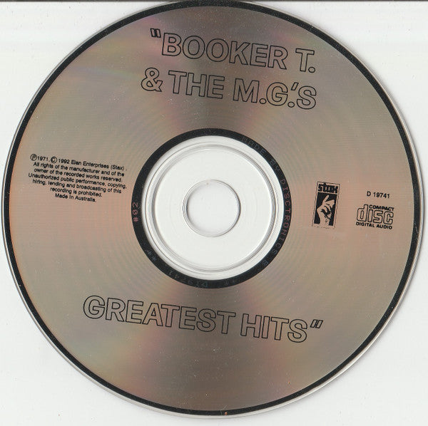 Booker T & The MG's : Greatest Hits (CD, Comp)