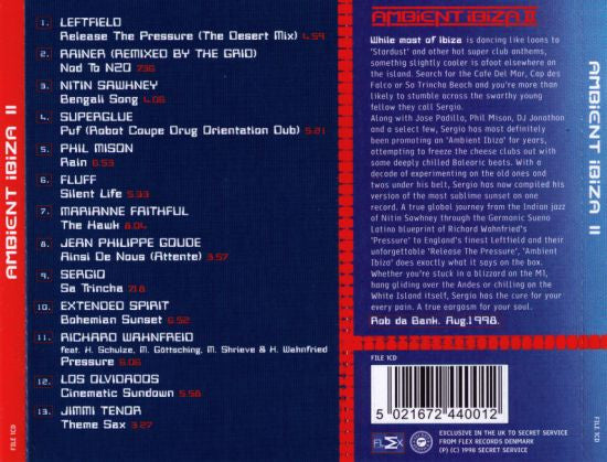 Various : Ambient Ibiza II (CD, Comp)