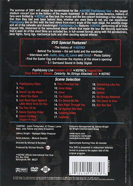 *NSYNC : PopOdyssey Live (DVD)
