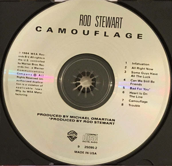 Rod Stewart : Camouflage (CD, Album, RE)