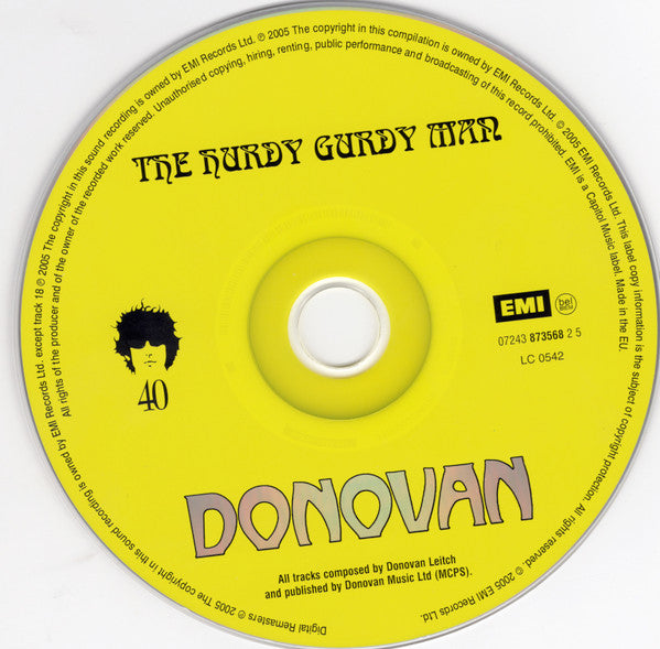 Donovan : The Hurdy Gurdy Man (CD, Album, Mono, RE, RM, RP, TAK)