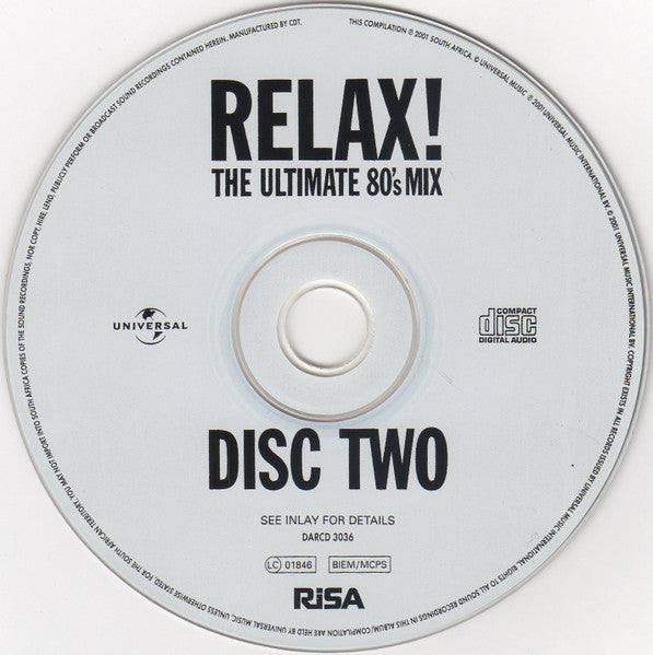 Various : Relax! The Ultimate 80's Mix (2xCD, Comp, Mixed)