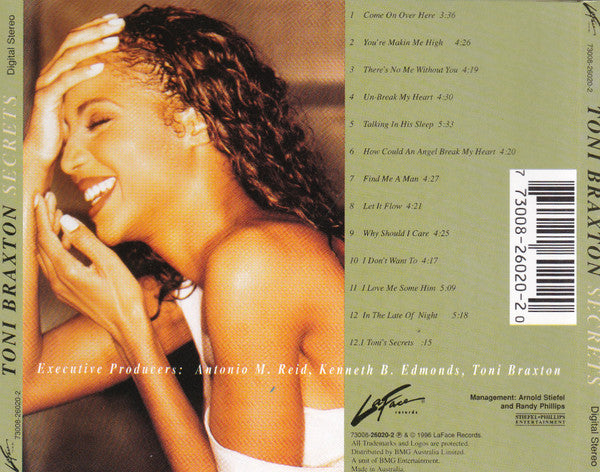 Toni Braxton : Secrets (CD, Album)