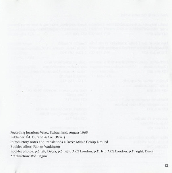 Debussy* • Ravel*, Quartetto Italiano : String Quartets (CD, RE, RM)